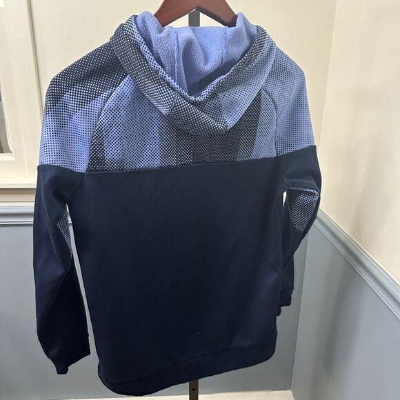 Nike Women's Two-Tone Blue Cowl Neck Sweater - Picture 3 of 6